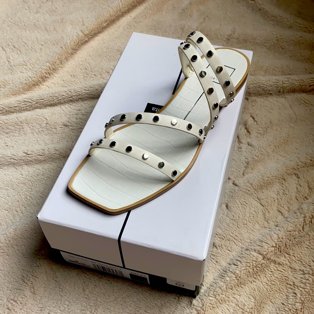 9.5 dolce vita studded sandals